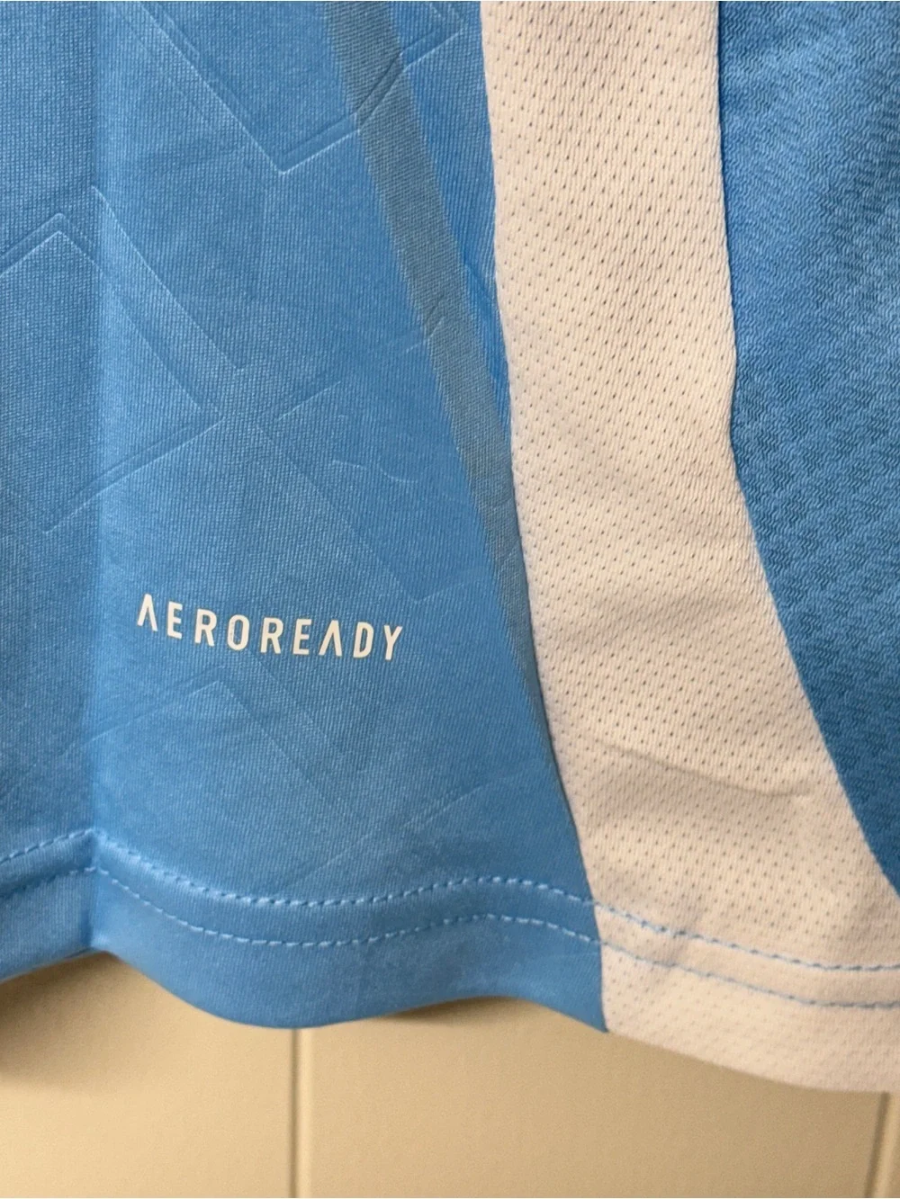 Adidas Belgium 2024 Away Jersey De Bruyne 7 Sky Blue Soccer Shirt Men L NWT